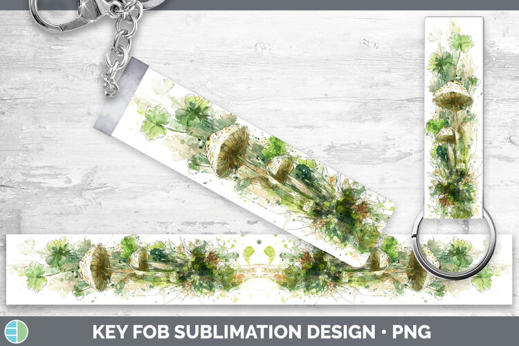 GorgeousMushroom Sketch Key Fob design.
