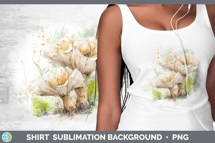 Hedgehog Mushroom Sketch Shirt Sublimation Design