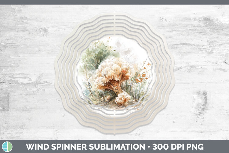 GorgeousMushroom Sketch Wind Spinner design.
