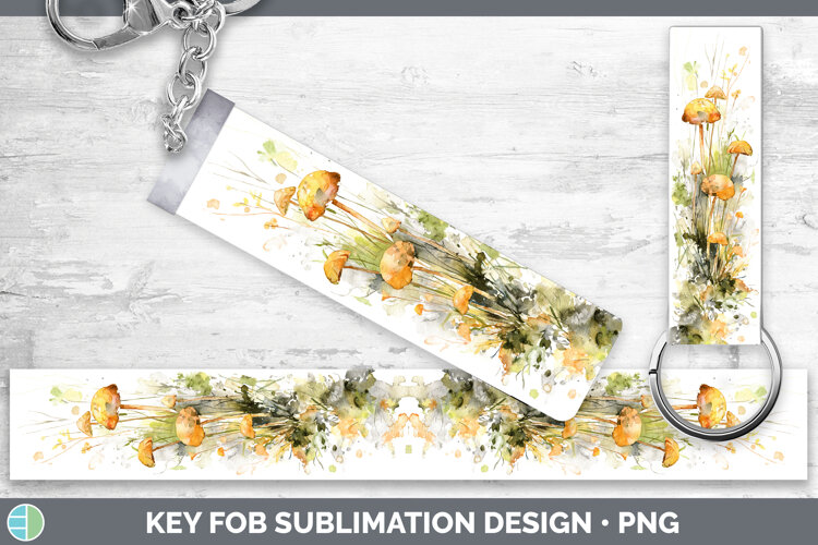 GorgeousMushroom Sketch Key Fob design.