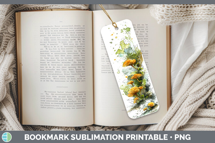 GorgeousMushroom Sketch Bookmark design.