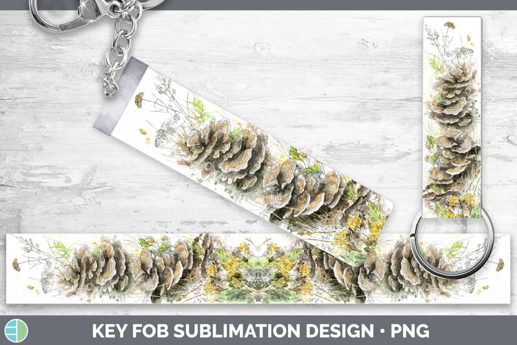 GorgeousMushroom Sketch Key Fob design.