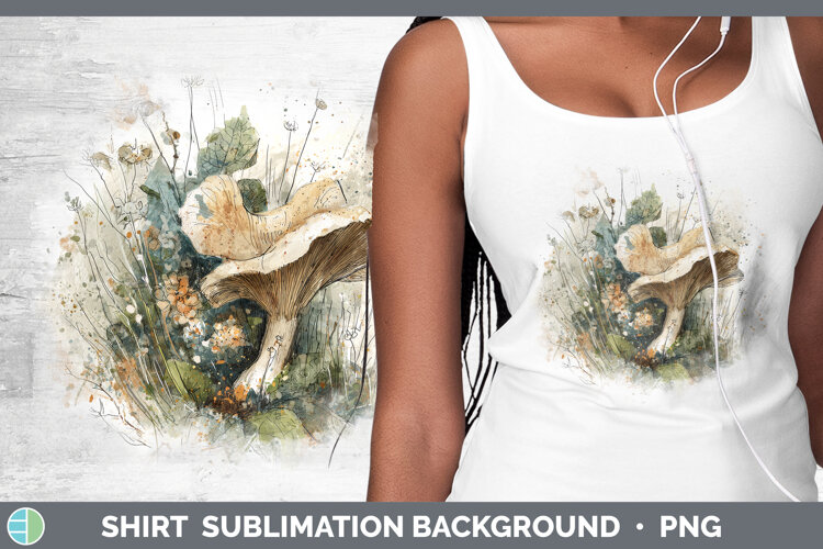 GorgeousMushroom Sketch Shirt design.