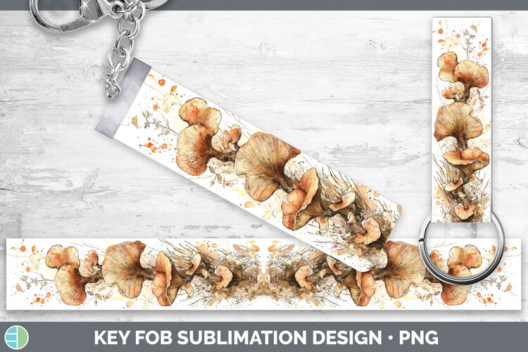 GorgeousMushroom Sketch Key Fob design.