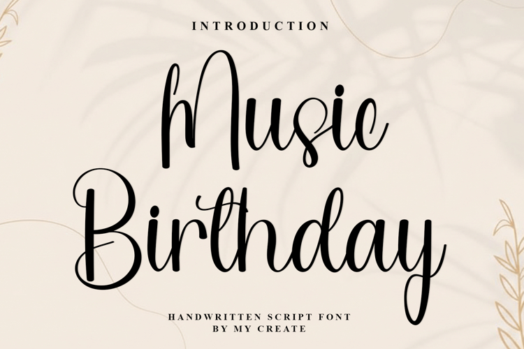 Music Birthday example image 1