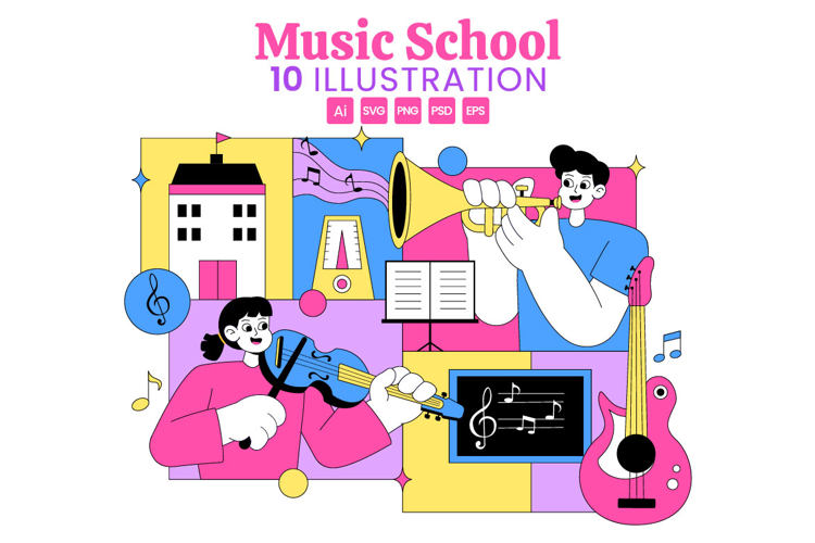 Guitar Illustration Image 14