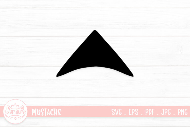 Moustache Clipart SVG Cut File example image 1