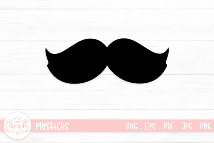 Moustache Clipart SVG Cut File