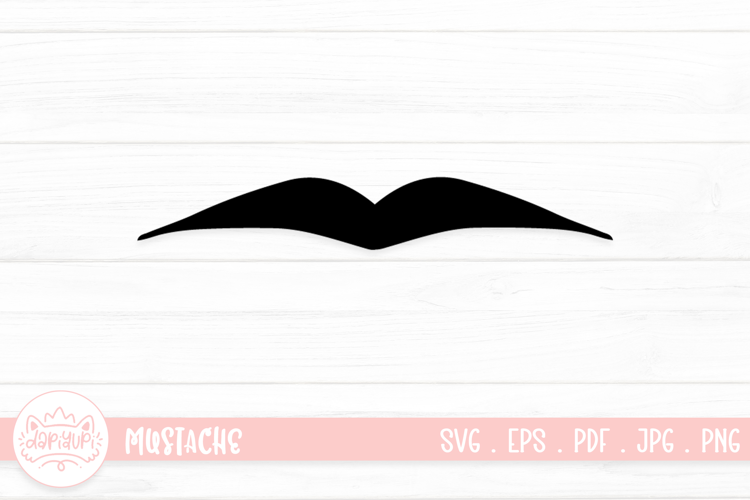 Moustache Clipart SVG Cut File
