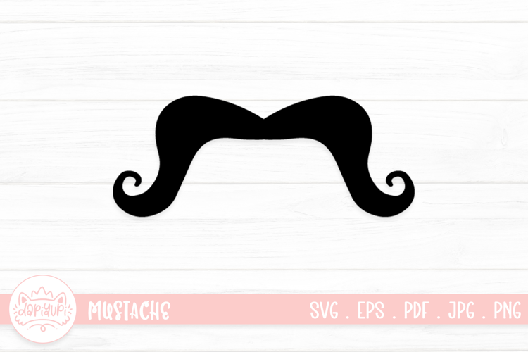Moustache Clipart SVG Cut File