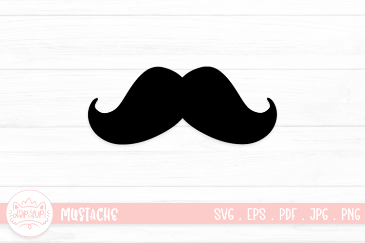 Moustache Clipart SVG Cut File