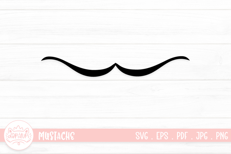 Moustache Clipart SVG Cut File