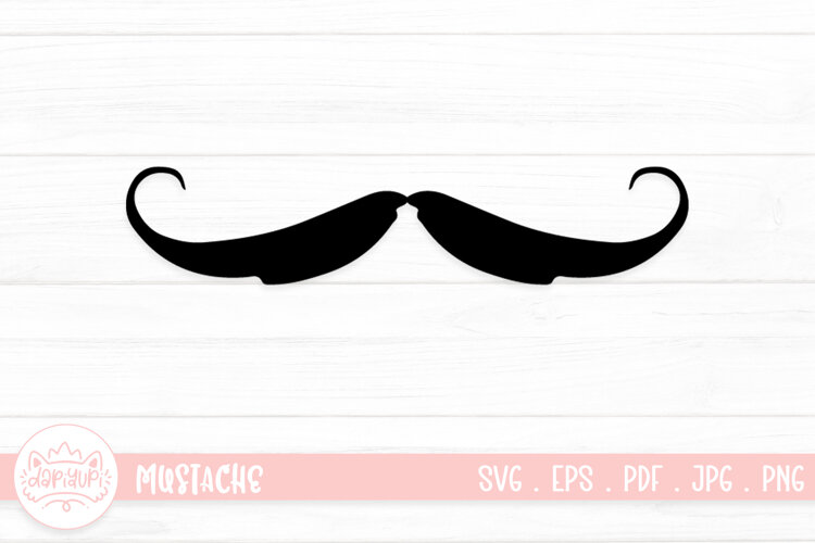 Mustache SVG Cut File example image 1