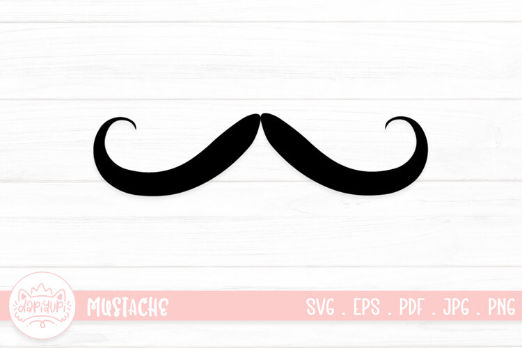 Mustache SVG Cut File example image 1