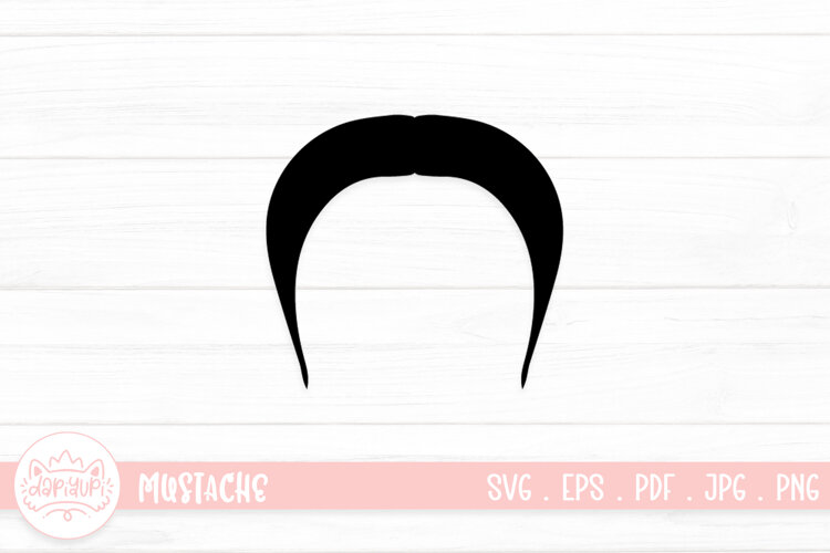 Mustache SVG Cut File example image 1