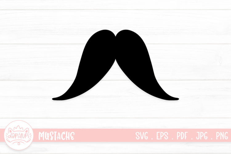 Moustache Clipart SVG Cut File
