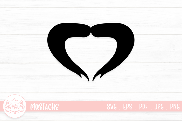 Moustache Clipart SVG Cut File