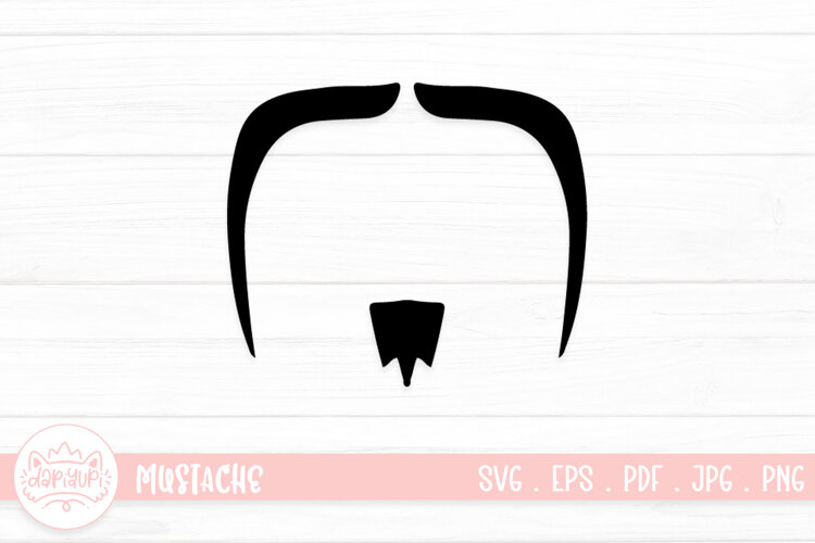 Mustache SVG Cut File example image 1