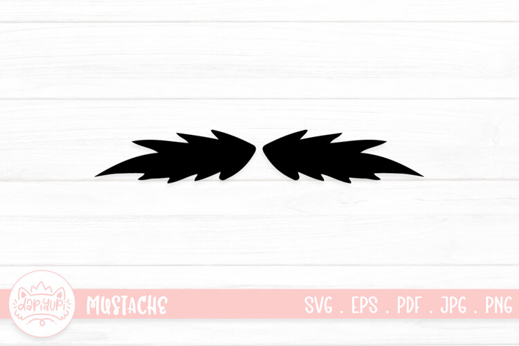 Mustache SVG Cut File example image 1