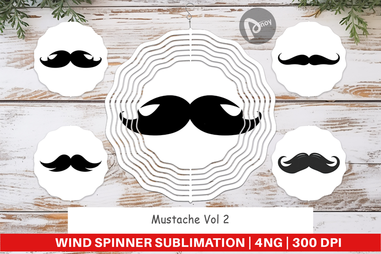 Wind Spinner Mustache