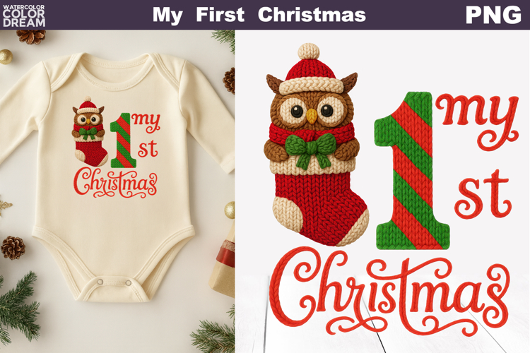 My First Christmas Knitted | My 1st Christmas Owl
