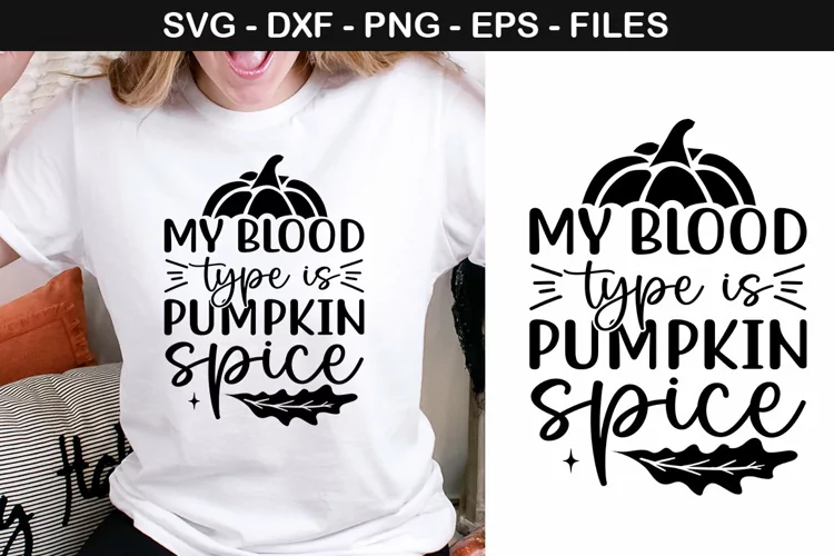 My Blood Type - Fall SVG Design