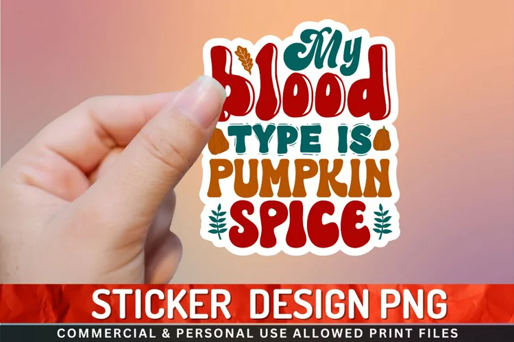 My blood type is Sticker PNG