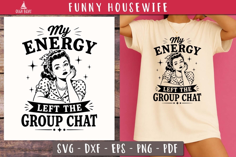 Vintage Retro Woman Clipart Image 3