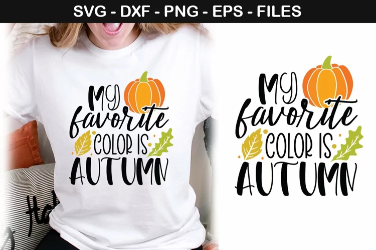 My Favorite color is Autumn - Halloween SVG T shirt Design