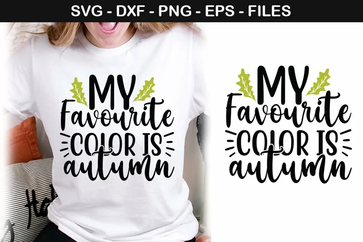 My Favourite Color is Autumn - Fall SVG T shirt Design