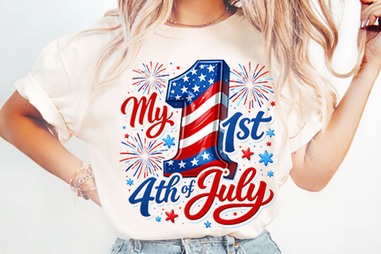 My First 4th of July Png Design example image 1