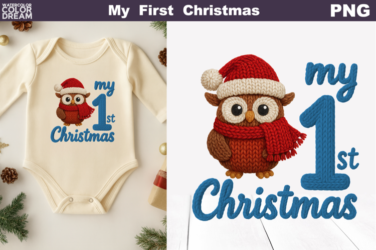 My First Christmas Knitted | My 1st Christmas Owl