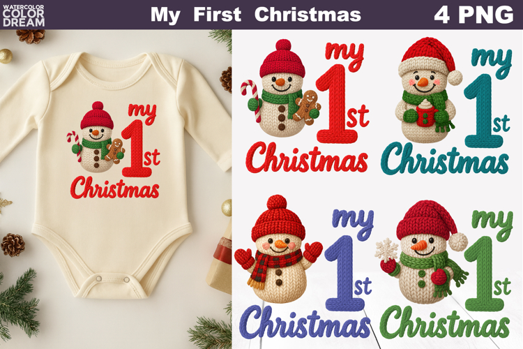 Christmas Snowman Clipart Image 17