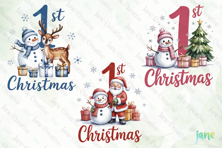 My First Christmas Clipart