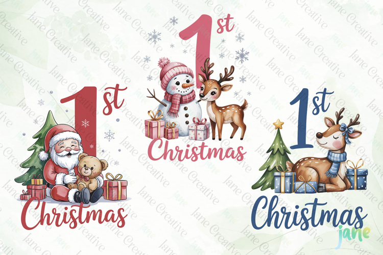 My First Christmas Clipart