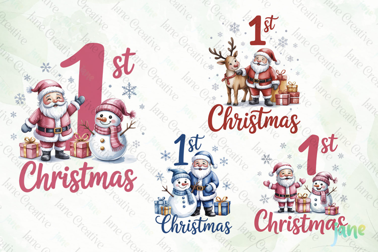 My First Christmas Clipart