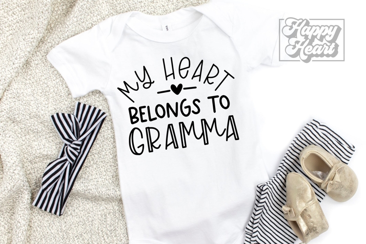 My Heart Belongs To Gramma SVG PNG - Pass Me To Gramma