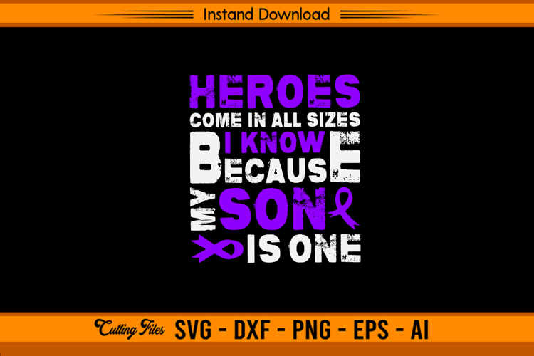 My Son Is A Hero Hodgkin’s Lymphoma Awareness SVG