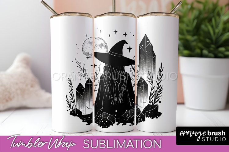 Celestial Tumbler Wrap - Boho Mystical Tumbler Sublimation