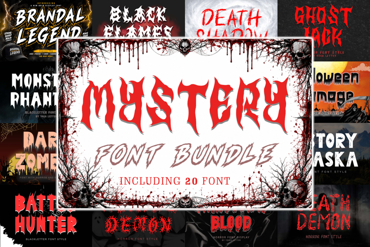 Mystery Font Bundle