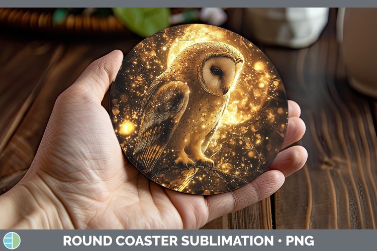 GorgeousMystic Glow 01 Round Coaster design.