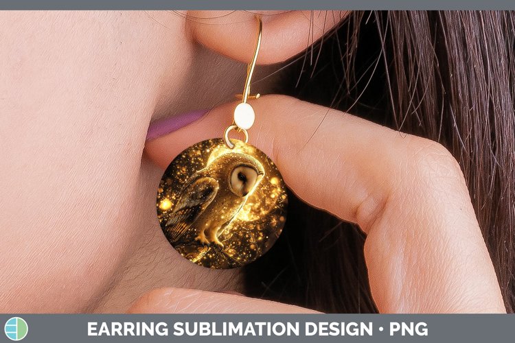 GorgeousMystic Glow 01 Round Earrings design.