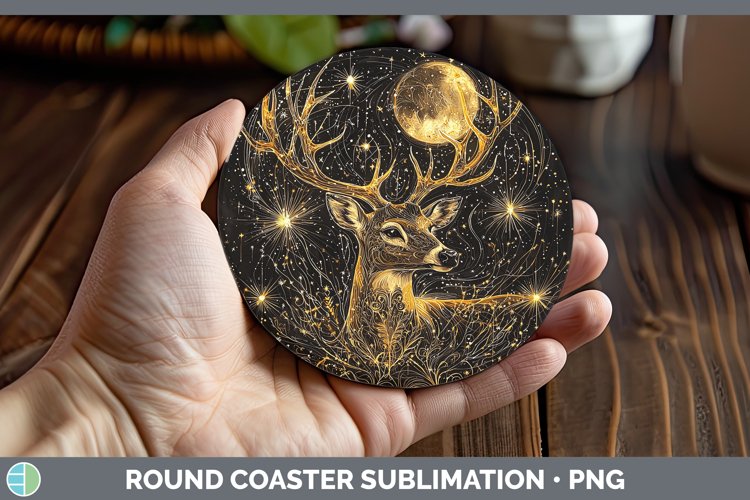 GorgeousMystic Glow 02 Round Coaster design.