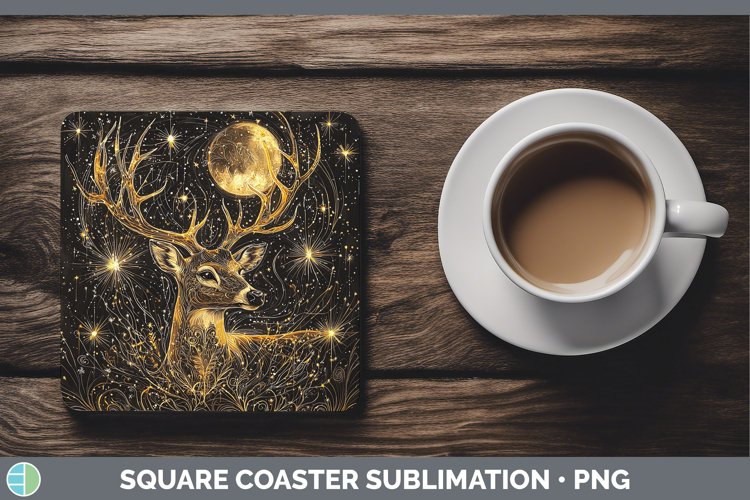 GorgeousMystic Glow 02 Square Coaster design.