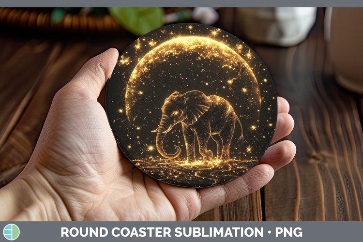 GorgeousMystic Glow 02 Round Coaster design.