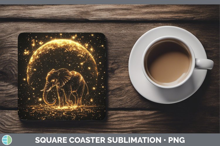 GorgeousMystic Glow 02 Square Coaster design.