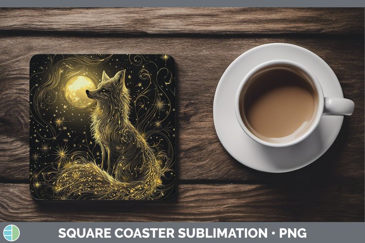 GorgeousMystic Glow 02 Square Coaster design.