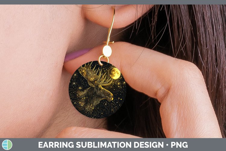 GorgeousMystic Glow 02 Round Earrings design.