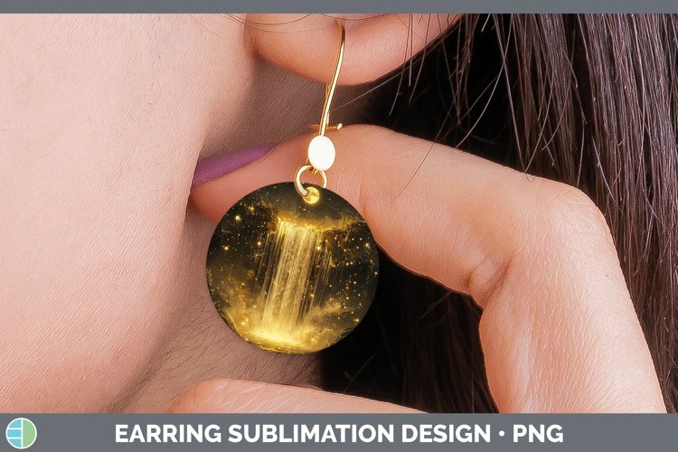 GorgeousMystic Glow 02 Round Earrings design.