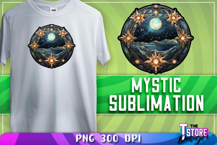 Mystic Sublimation Design | Mystic T-Shirt Design PNG example image 1